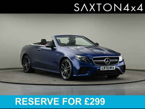 Mercedes-Benz E-Class 3.0 E53 MHEV EQ Boost AMG Cabriolet 2dr Petrol SpdS TCT 4MATIC+ Euro 6 (s/s