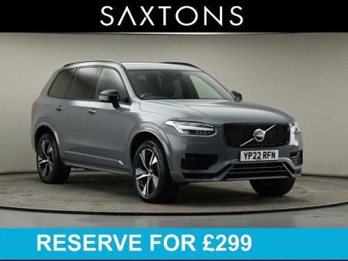 Volvo XC90  2.0h T8 Recharge 18.8kWh R-Design SUV 5dr Petrol Plug-in Hybrid Auto 4WD Eu