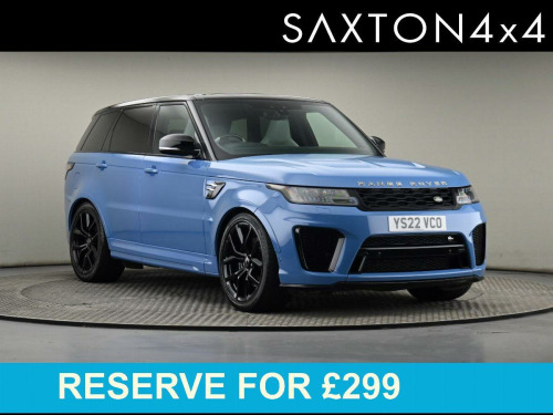 Land Rover Range Rover Sport 5.0 P575 V8 GPF SVR SUV 5dr Petrol Auto 4WD Euro 6 (s/s) (575 ps)