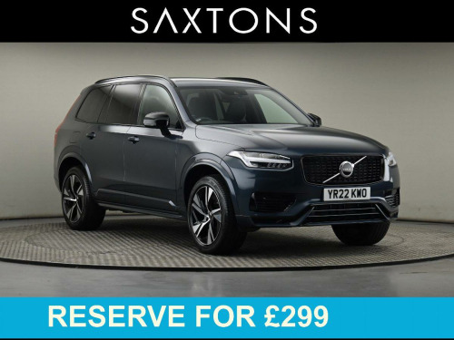 Volvo XC90  2.0h T8 Recharge 18.8kWh R-Design SUV 5dr Petrol Plug-in Hybrid Auto 4WD Eu