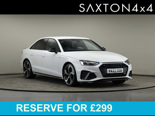 Audi A4  2.0 TFSI 35 Black Edition Saloon 4dr Petrol S Tronic Euro 6 (s/s) (150 ps)
