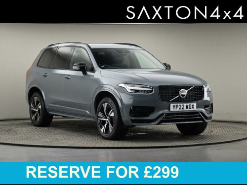 Volvo XC90  2.0h T8 Recharge 18.8kWh R-Design SUV 5dr Petrol Plug-in Hybrid Auto 4WD Eu