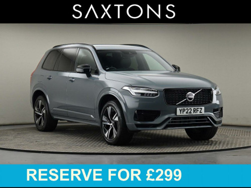 Volvo XC90  2.0h T8 Recharge 18.8kWh R-Design SUV 5dr Petrol Plug-in Hybrid Auto 4WD Eu