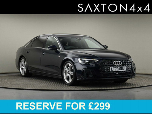 Audi A8  3.0 TFSIe V6 60 S line Saloon 4dr Petrol Plug-in Hybrid Tiptronic quattro E