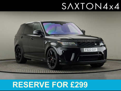 Land Rover Range Rover Sport  5.0 P575 V8 GPF SVR SUV 5dr Petrol Auto 4WD Euro 6 (s/s) (575 ps)