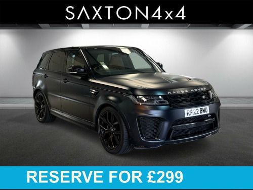 Land Rover Range Rover Sport 5.0 P575 V8 GPF SVR SUV 5dr Petrol Auto 4WD Euro 6 (s/s) (575 ps)