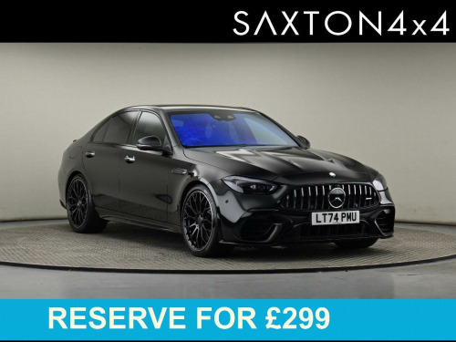 Mercedes-Benz C-Class 2.0 C63 6.1kWh AMG S E Performance Night Edition (Premium Plus) Saloon 4dr