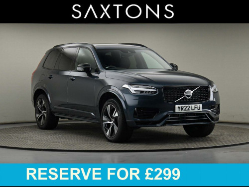 Volvo XC90  2.0h T8 Recharge 18.8kWh R-Design SUV 5dr Petrol Plug-in Hybrid Auto 4WD Eu