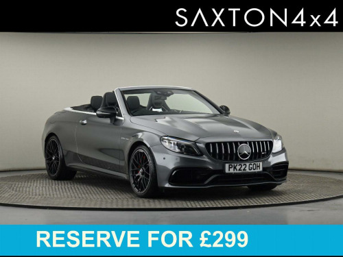 Mercedes-Benz C-Class  4.0 C63 V8 BiTurbo AMG S Night Edition (Premium Plus) Cabriolet 2dr Petrol 