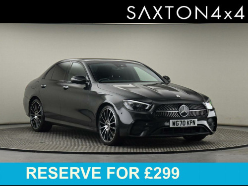 Mercedes-Benz E-Class  2.0 E220d AMG Line Night Edition (Premium Plus) Saloon 4dr Diesel G-Tronic+