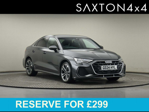 Audi A3  1.5 TFSI 30 S line Saloon 4dr Petrol S Tronic Euro 6 (s/s) (116 ps)