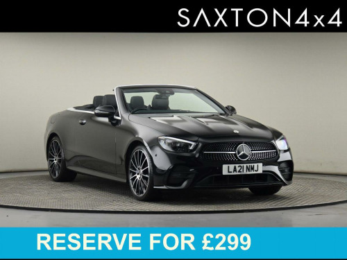 Mercedes-Benz E-Class  2.0 E220d AMG Line Night Edition (Premium Plus) Cabriolet 2dr Diesel G-Tron