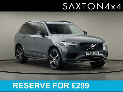 Volvo XC90  2.0h T8 Recharge 18.8kWh R-Design Pro SUV 5dr Petrol Plug-in Hybrid Auto 4W