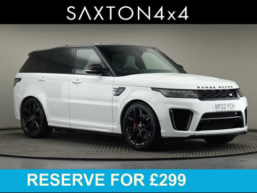 Land Rover Range Rover Sport 5.0 P575 V8 GPF SVR SUV 5dr Petrol Auto 4WD Euro 6 (s/s) (575 ps)