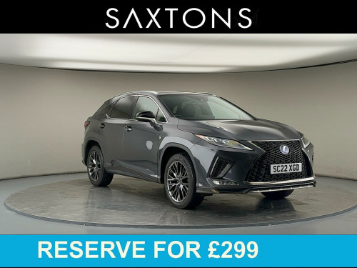 Lexus RX  3.5 450h V6 F Sport SUV 5dr Petrol Hybrid E-CVT 4WD Euro 6 (s/s) (313 ps) 