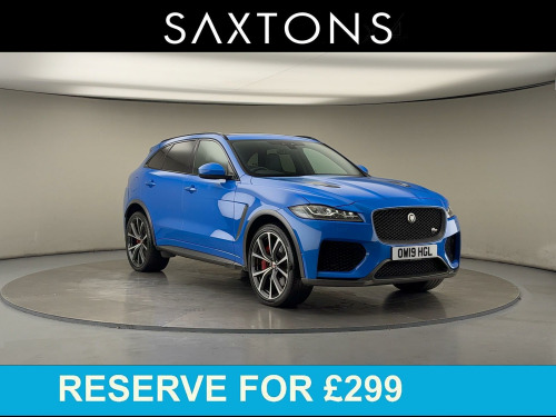 Jaguar F-PACE  5.0 V8 SVR SUV 5dr Petrol Quickshift AWD Euro 6 (s/s) (550 ps)