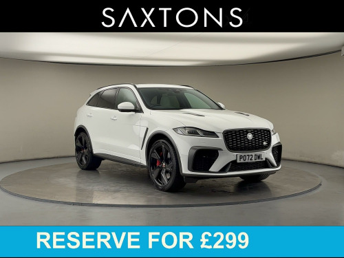 Jaguar F-PACE  5.0 P550 V8 SVR SUV 5dr Petrol Quickshift AWD Euro 6 (s/s) (550 ps)