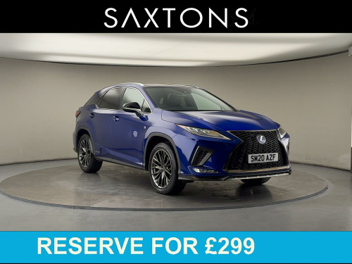 Lexus RX  3.5 450h V6 F Sport SUV 5dr Petrol Hybrid E-CVT 4WD Euro 6 (s/s) (313 ps) 
