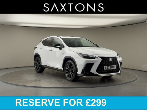 Lexus NX 300h  2.5 450h+ 18.1kWh F Sport SUV 5dr Petrol Plug-in Hybrid E-CVT 4WD Euro 6 (s