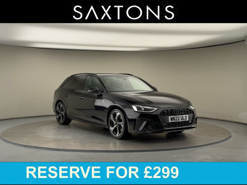 Audi A4 Avant  2.0 TFSI 40 Black Edition Estate 5dr Petrol S Tronic Euro 6 (s/s) (204 ps) 