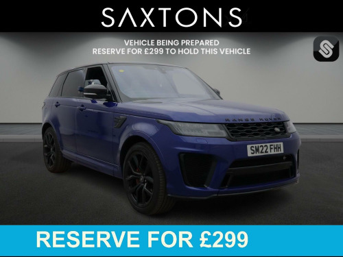 Land Rover Range Rover Sport 5.0 P575 V8 GPF SVR SUV 5dr Petrol Auto 4WD Euro 6 (s/s) (575 ps)