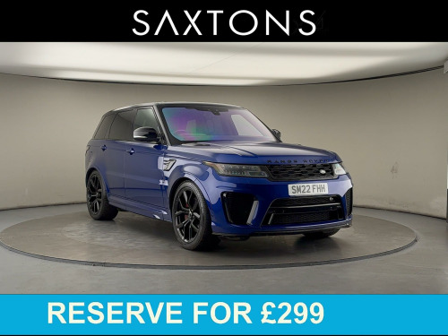 Land Rover Range Rover Sport  5.0 P575 V8 GPF SVR SUV 5dr Petrol Auto 4WD Euro 6 (s/s) (575 ps)
