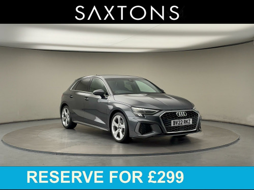 Audi A3  1.5 TFSI 35 S line Sportback 5dr Petrol S Tronic Euro 6 (s/s) (150 ps)