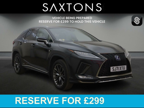 Lexus RX  3.5 450h V6 F Sport SUV 5dr Petrol Hybrid E-CVT 4WD Euro 6 (s/s) (313 ps)