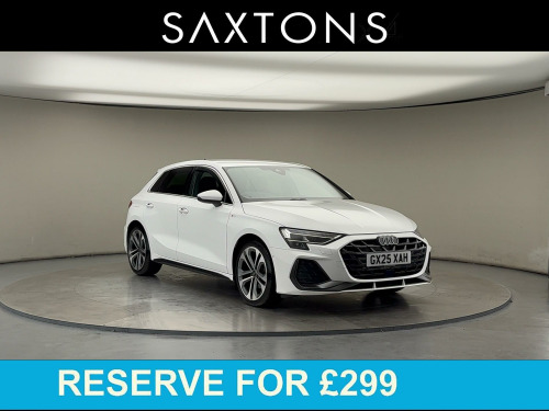 Audi A3  1.5 TFSI 35 S line Sportback 5dr Petrol S Tronic Euro 6 (s/s) (150 ps)