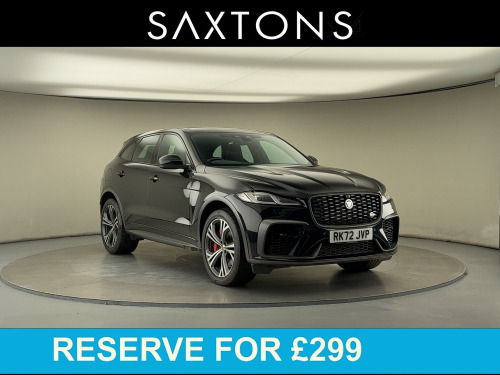 Jaguar F-PACE  5.0 P550 V8 SVR SUV 5dr Petrol Quickshift AWD Euro 6 (s/s) (550 ps)