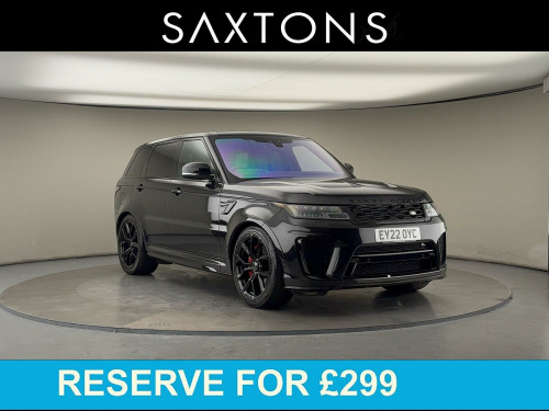 Land Rover Range Rover Sport 5.0 P575 V8 GPF SVR SUV 5dr Petrol Auto 4WD Euro 6 (s/s) (575 ps)