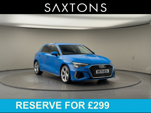 Audi A3  1.5 TFSI 35 S line Sportback 5dr Petrol S Tronic Euro 6 (s/s) (150 ps) 