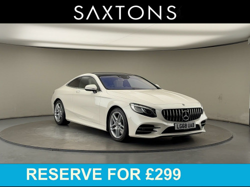 Mercedes-Benz S-Class S560 4.0 S560 V8 BiTurbo AMG Line (Premium) Coupe 2dr Petrol G-Tronic Euro 6 (s/ 