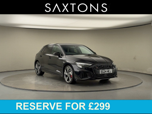 Audi S3  2.0 TFSI Black Edition Sportback 5dr Petrol S Tronic quattro Euro 6 (s/s) (
