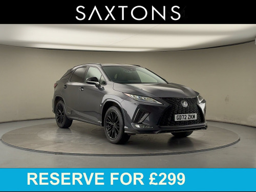 Lexus RX  3.5 450h V6 F Sport SUV 5dr Petrol Hybrid E-CVT 4WD Euro 6 (s/s) (313 ps) 