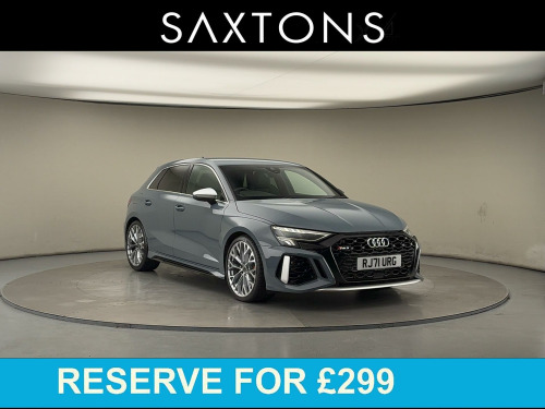 Audi RS3  2.5 TFSI Sportback 5dr Petrol S Tronic quattro Euro 6 (s/s) (400 ps)