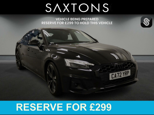 Audi A5  2.0 TFSI 35 Black Edition Sportback 5dr Petrol S Tronic Euro 6 (s/s) (150 p 
