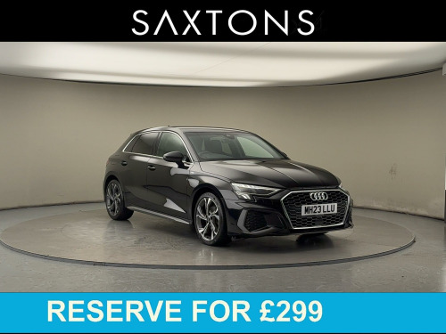 Audi A3  1.0 TFSI 30 S line Sportback 5dr Petrol S Tronic Euro 6 (s/s) (110 ps) 