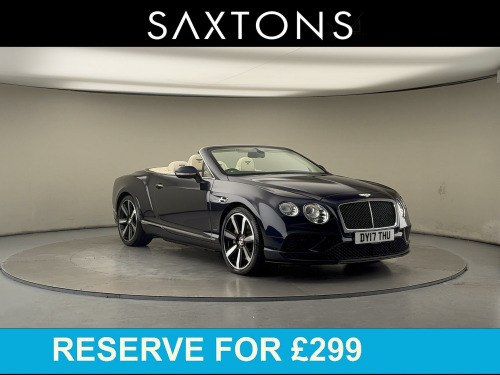 Bentley Continental  4.0 V8 GTC S Convertible 2dr Petrol Auto 4WD Euro 6 (528 ps) 