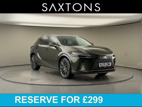 Lexus RX  2.5 450h+ 18.1kWh Takumi SUV 5dr Petrol Plug-in Hybrid E-CVT 4WD Euro 6 (s/ 
