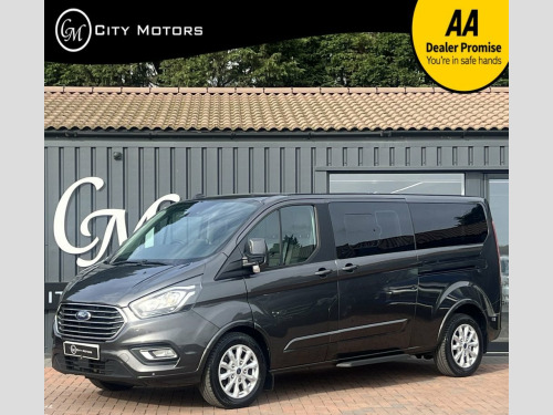 Ford Tourneo Custom  2.0 320 EcoBlue Titanium Minibus Double Cab 5dr Di