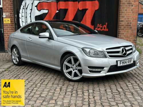 Mercedes-Benz C-Class C180 1.6 C180 AMG Sport Edition Coupe 2dr Petrol G-Tron