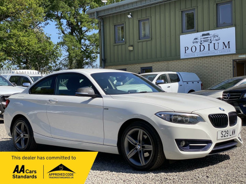BMW 2 Series  2.0 218d Sport Euro 6 (s/s) 2dr