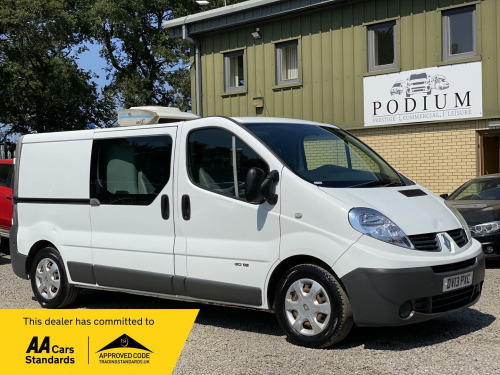 Renault Trafic  2.0 dCi LL29 Crew Van L3 H1 4dr (Phase 3, 6 Seats)