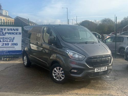 Ford Transit Custom  2.0 320 EcoBlue Limited Crew Van Double Cab 5dr Diesel Auto L1 H1 Euro 6 (s