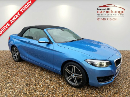 BMW 2 Series  1.5 218i Sport Convertible 2dr Petrol Auto Euro 6 