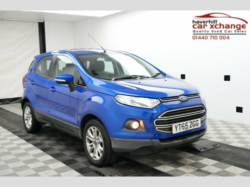 Ford EcoSport  1.5 Zetec SUV 5dr Petrol Manual 2WD Euro 5 (112 ps 