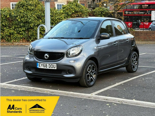 Smart forfour  1.0 Prime (Premium) Hatchback 5dr Petrol Twinamic Euro 6 (s/s) (71 ps)