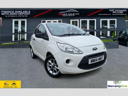 Ford Ka  1.2 Studio Hatchback 3dr Petrol Manual Euro 5 (s/s