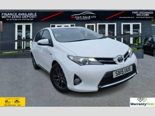 Toyota Auris  1.8 VVT-h Icon Plus Hatchback 5dr Petrol Hybrid CV